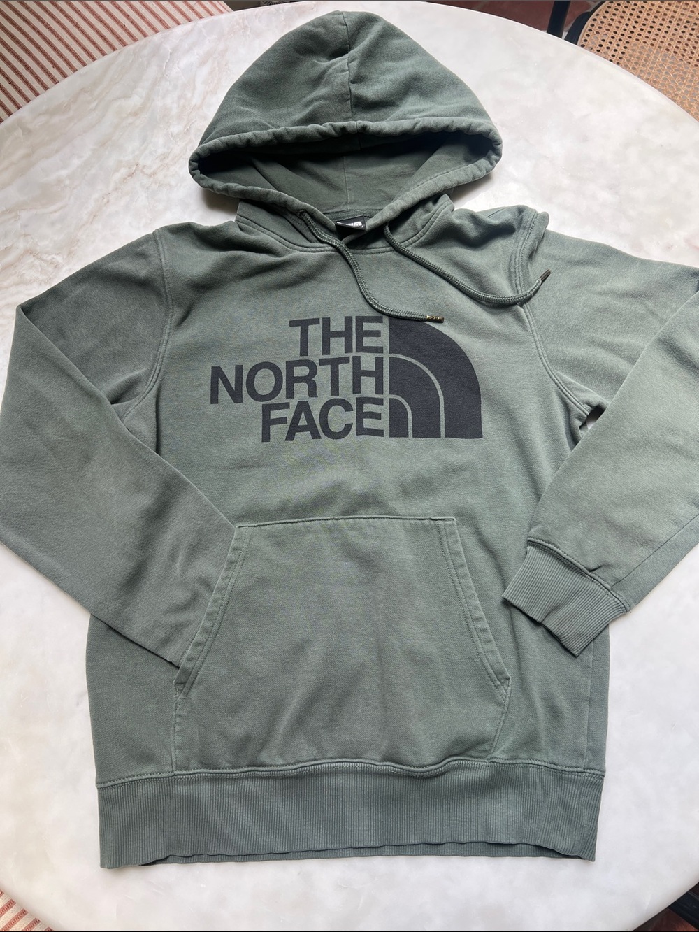 The North Face Men's Olive Logo Pullover Hoodie